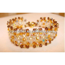 Crystal shambala bracelet